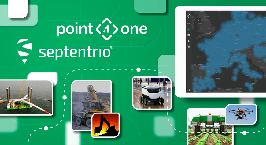 Septentrio and Point One Navigation partner for industrial autonomy, robotic delivery, and agriculture in Europe